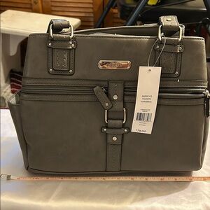 Rosetti Charcoal Satchel